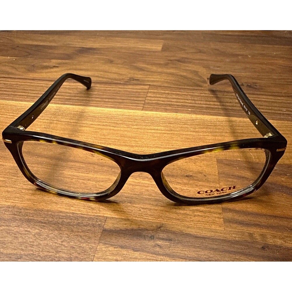 Coach Eyeglasses HC 6054 Elise 5001 Dark Tortoise Full Rim 50-16-135 Frames Only